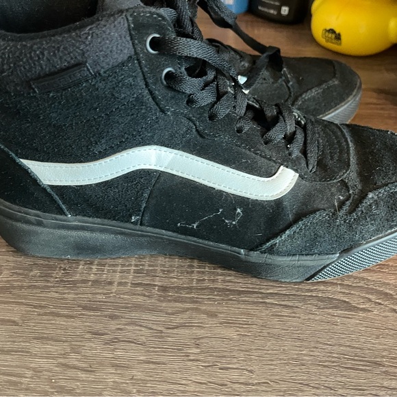 Vans Black and Gray High-Top Sneakers - Picture 1 of 8